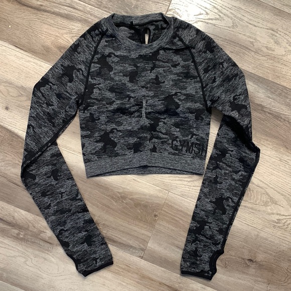 Gymshark Tops - Gymshark Camo Seamless Crop